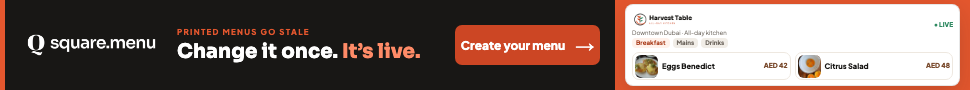 Update your QR menu from one place with Square Menu.
