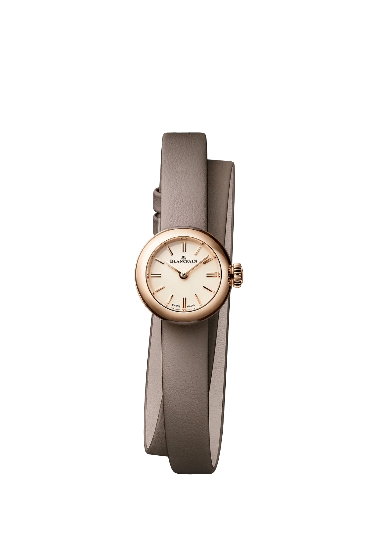 ساعتا Blancpain Lady B بالذهب الأحمر والفولاذ