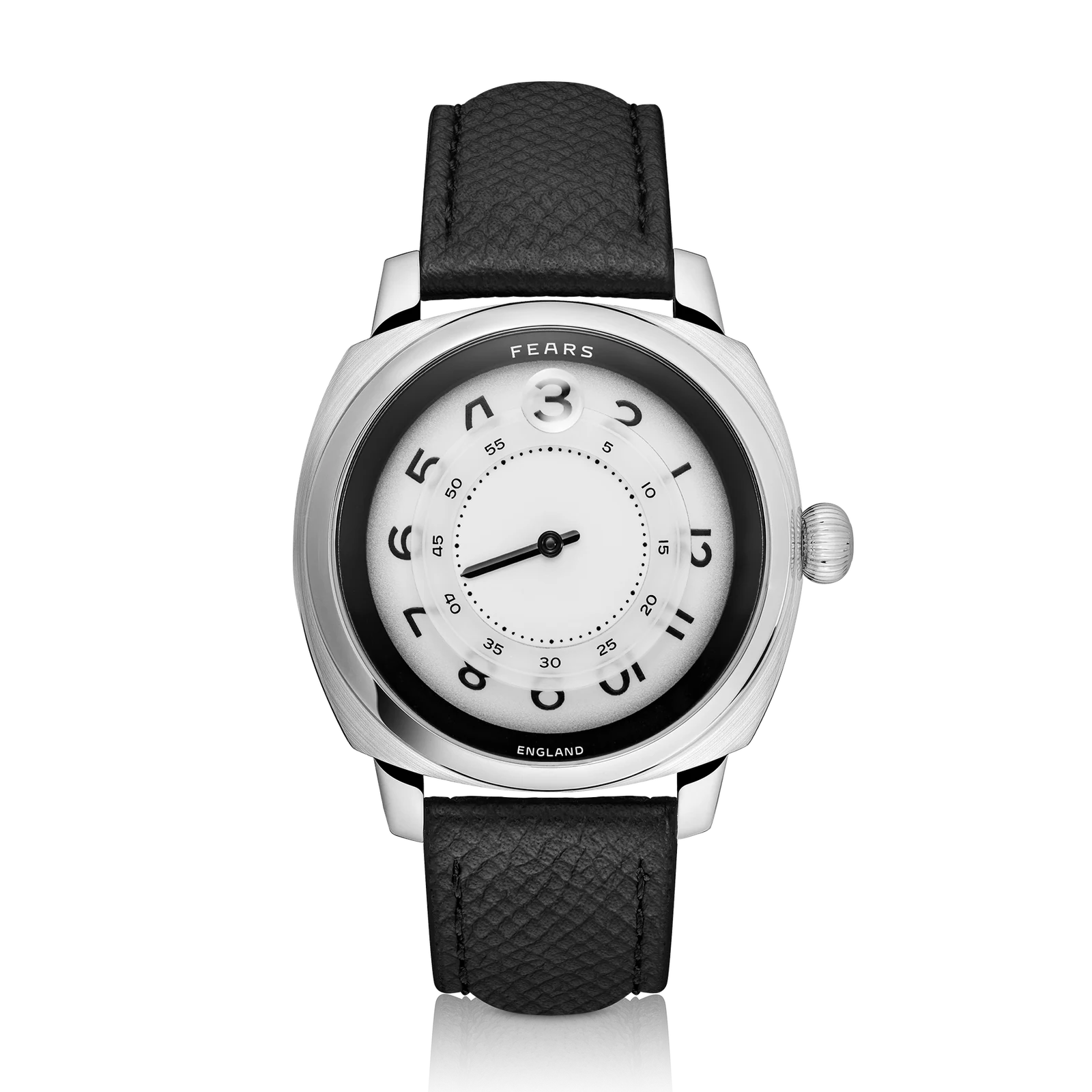 Fears Brunswick 40.5 Jump Hour Ultimus official full-watch strap packshot.