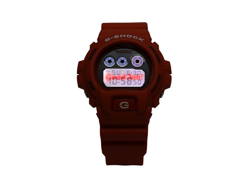 Offizielles LED-Bild der G-SHOCK x Midnight Organic DW6900MO26-4