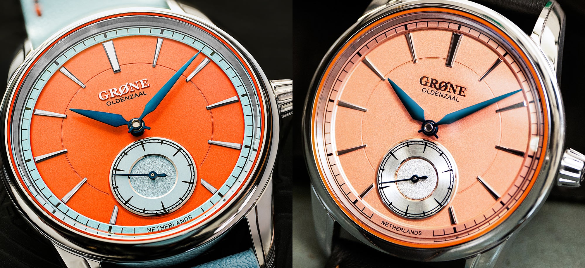 GRØNE Horologium Something Quirky and Something Classic official two-variant hero image.