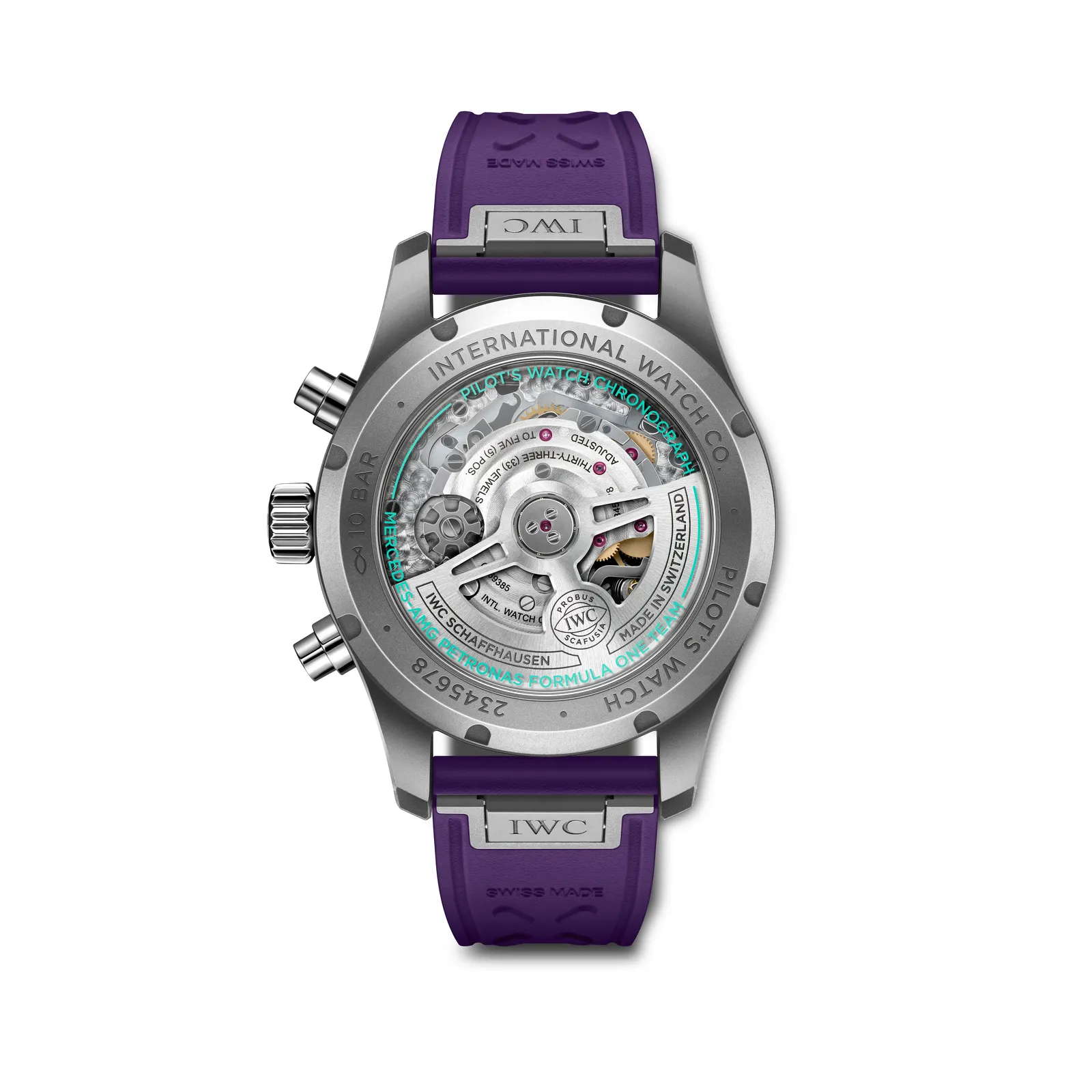 IWC IW388121 sapphire caseback and calibre 69385