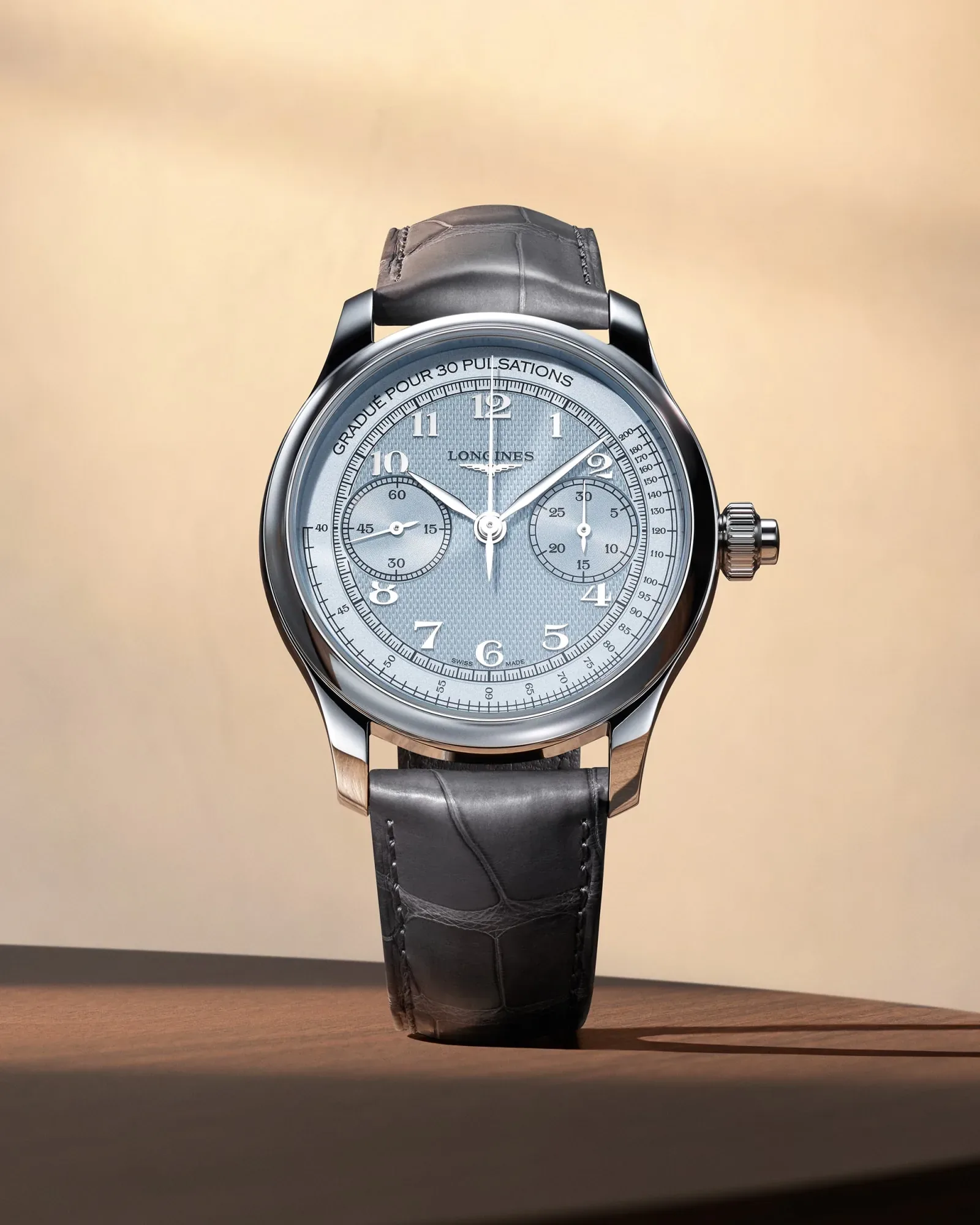Longines Master Collection Chrono Monopusher L2.960.4.93.2 tam görünüm