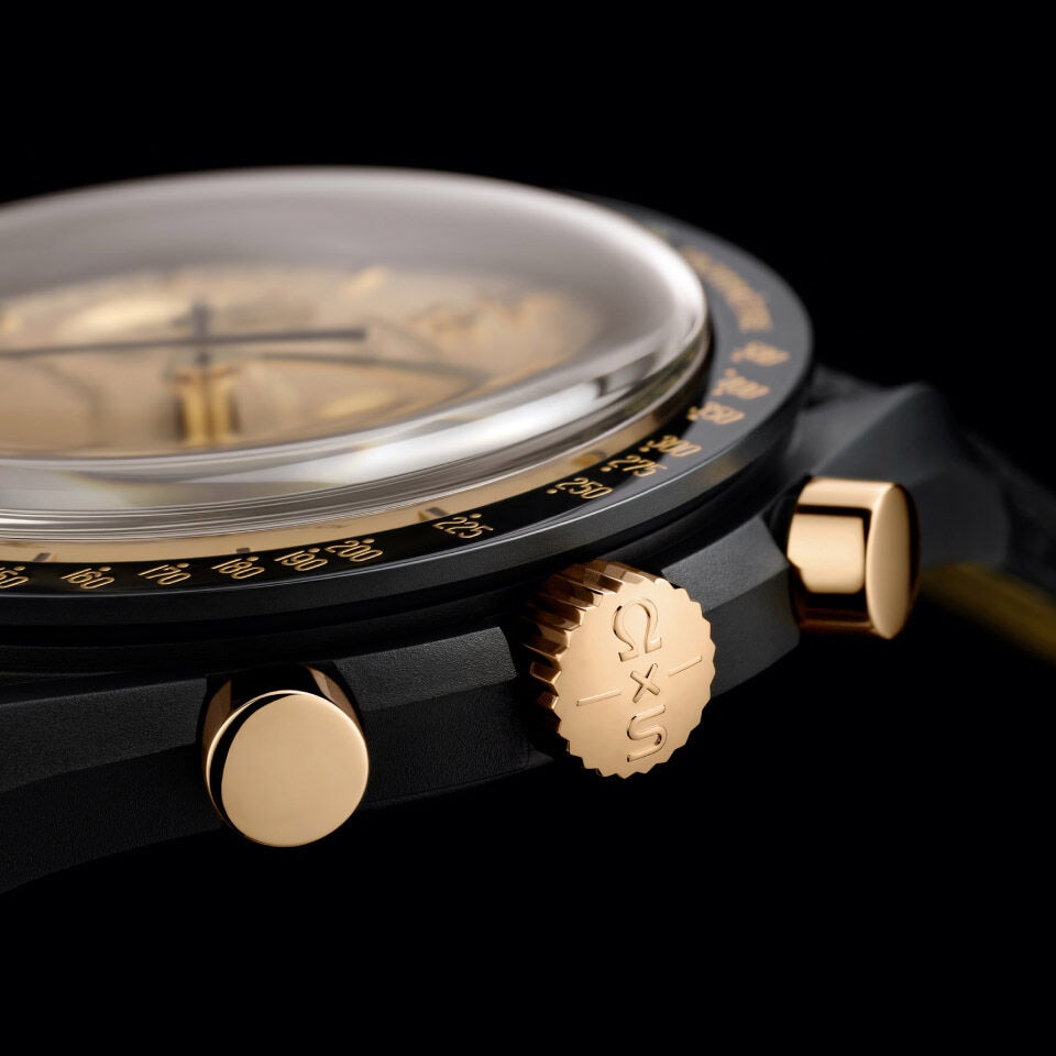 Swatch x OMEGA Mission To The Moon 1969の文字盤クローズアップ