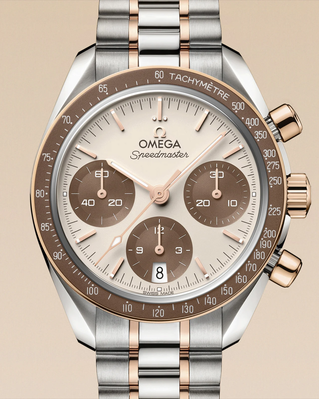 Vue avant OMEGA Speedmaster 38 324.20.38.50.02.002