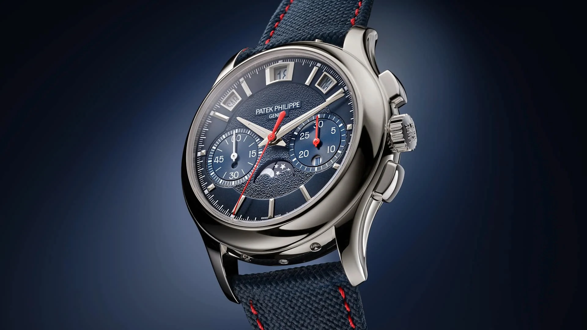 Official Patek Philippe 5978P-010 chronograph with instantaneous perpetual calendar