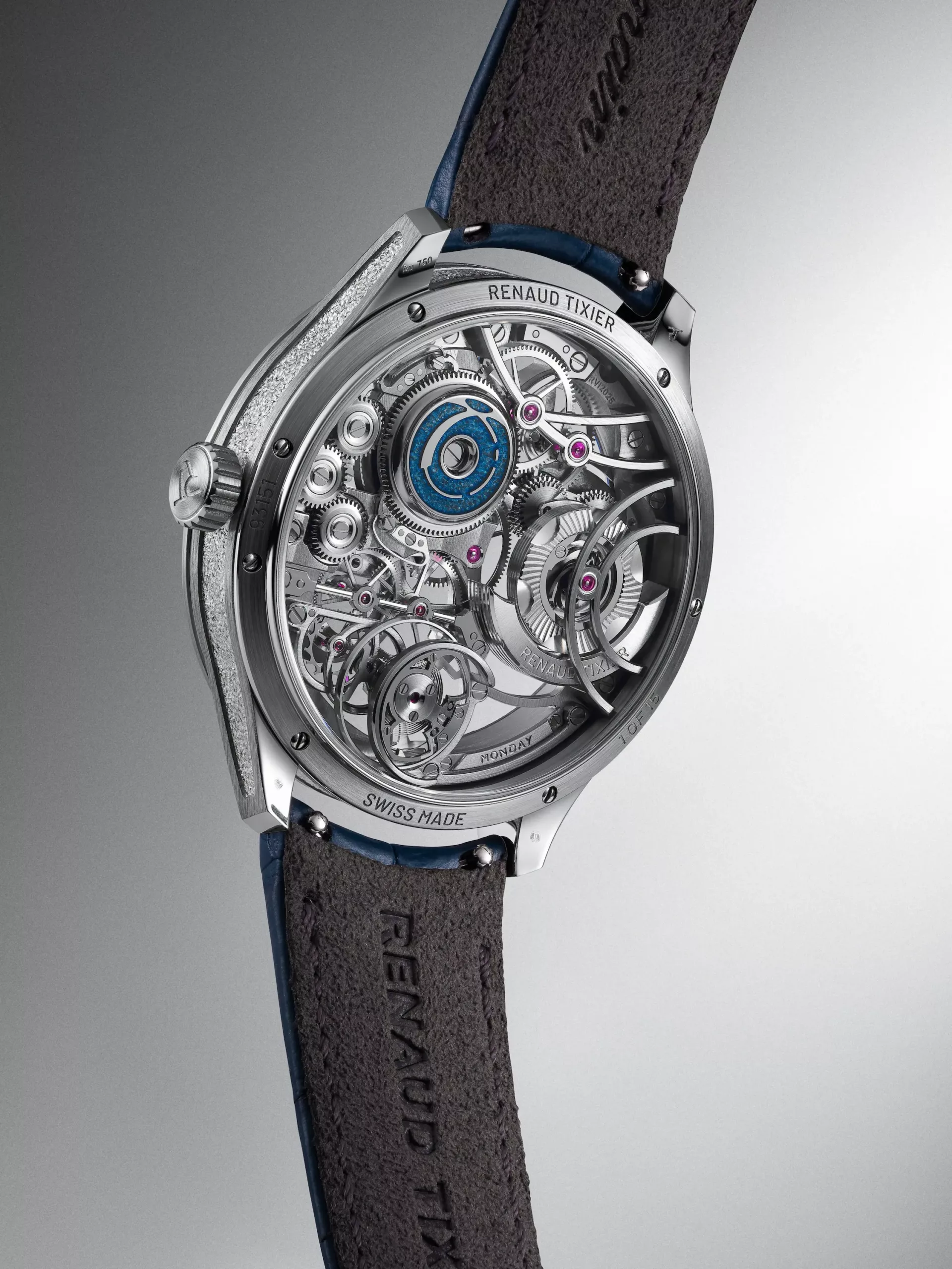 Renaud Tixier Monday Skeleton with calibre RVI2025