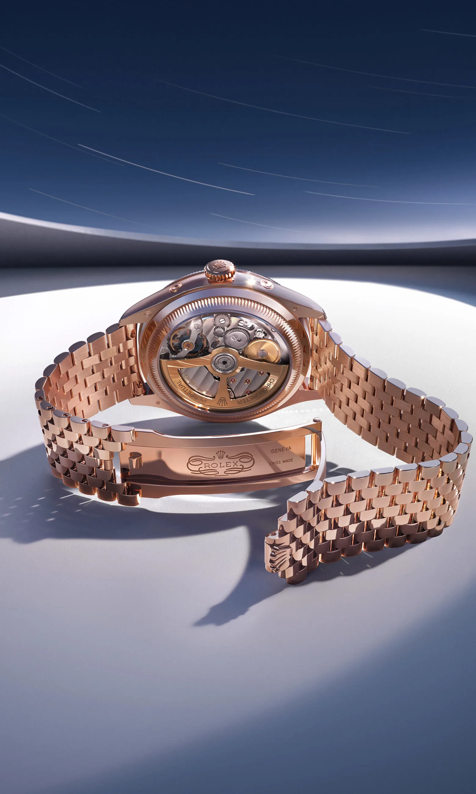 Everose altın Rolex Perpetual Padellone referans 53505 resmi görseli