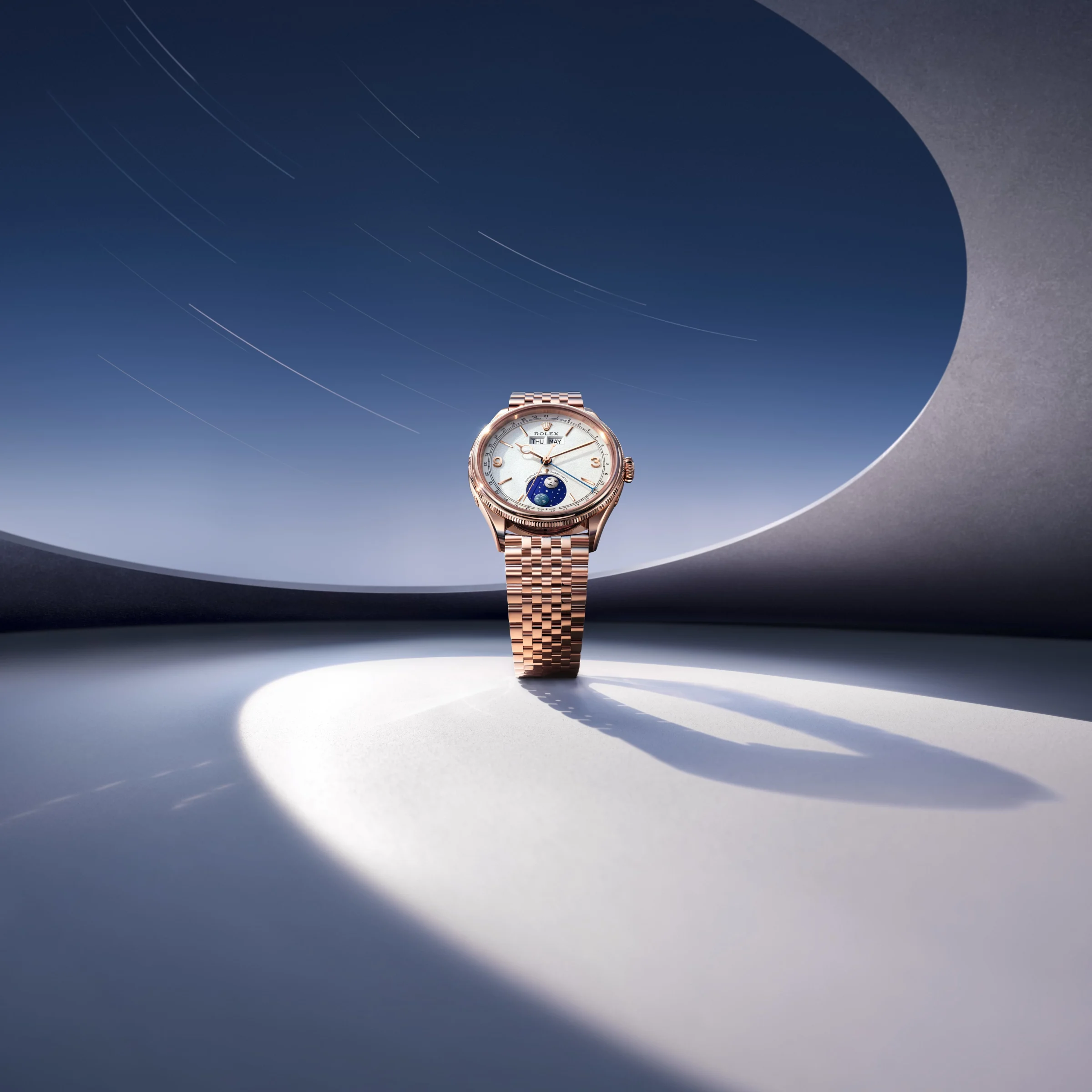 Everose altın Rolex Perpetual Padellone referans 53505 resmi görseli
