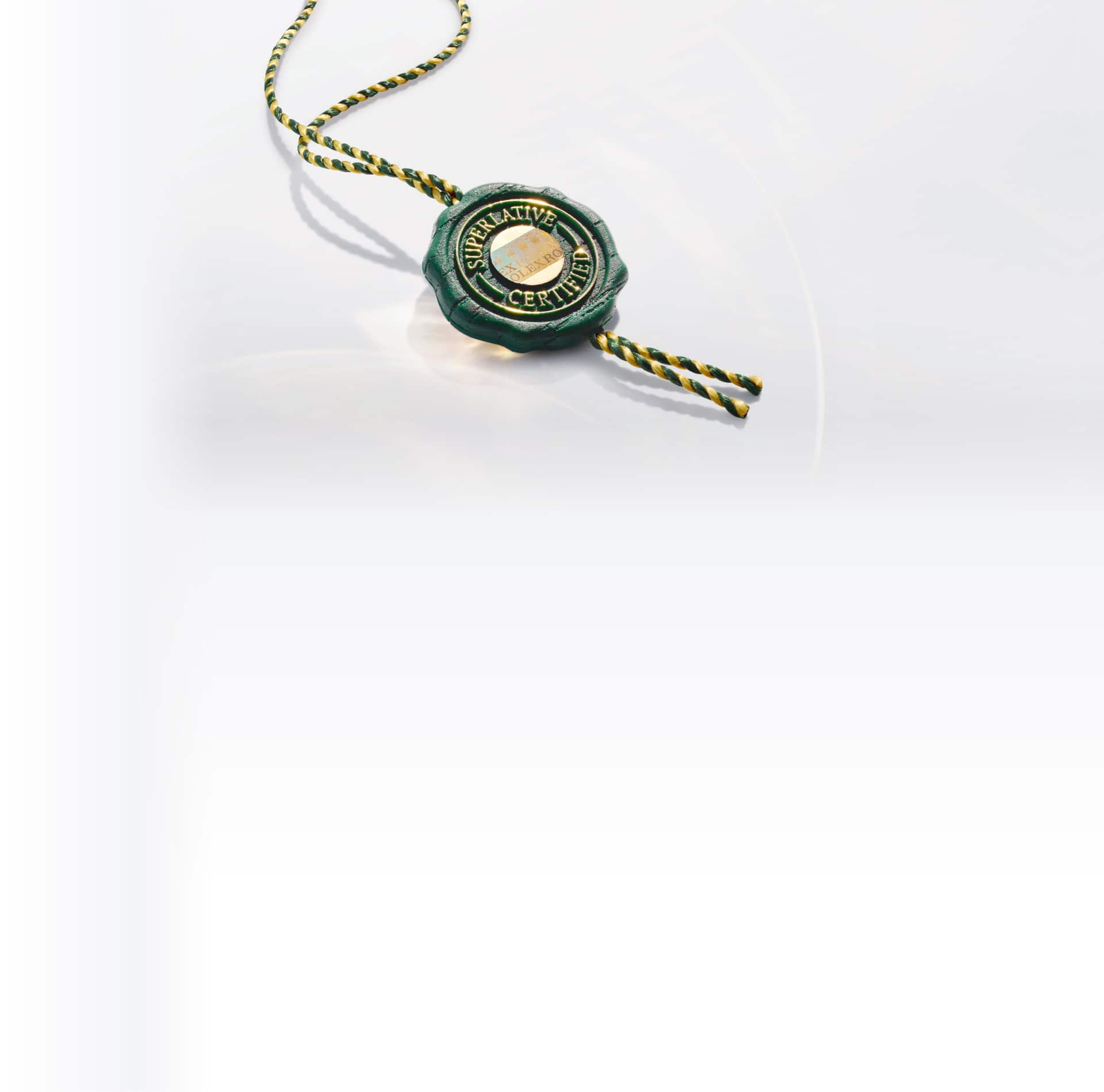 Sceau vert officiel Rolex Superlative Chronometer associé au programme de contrôle élargi en 2026