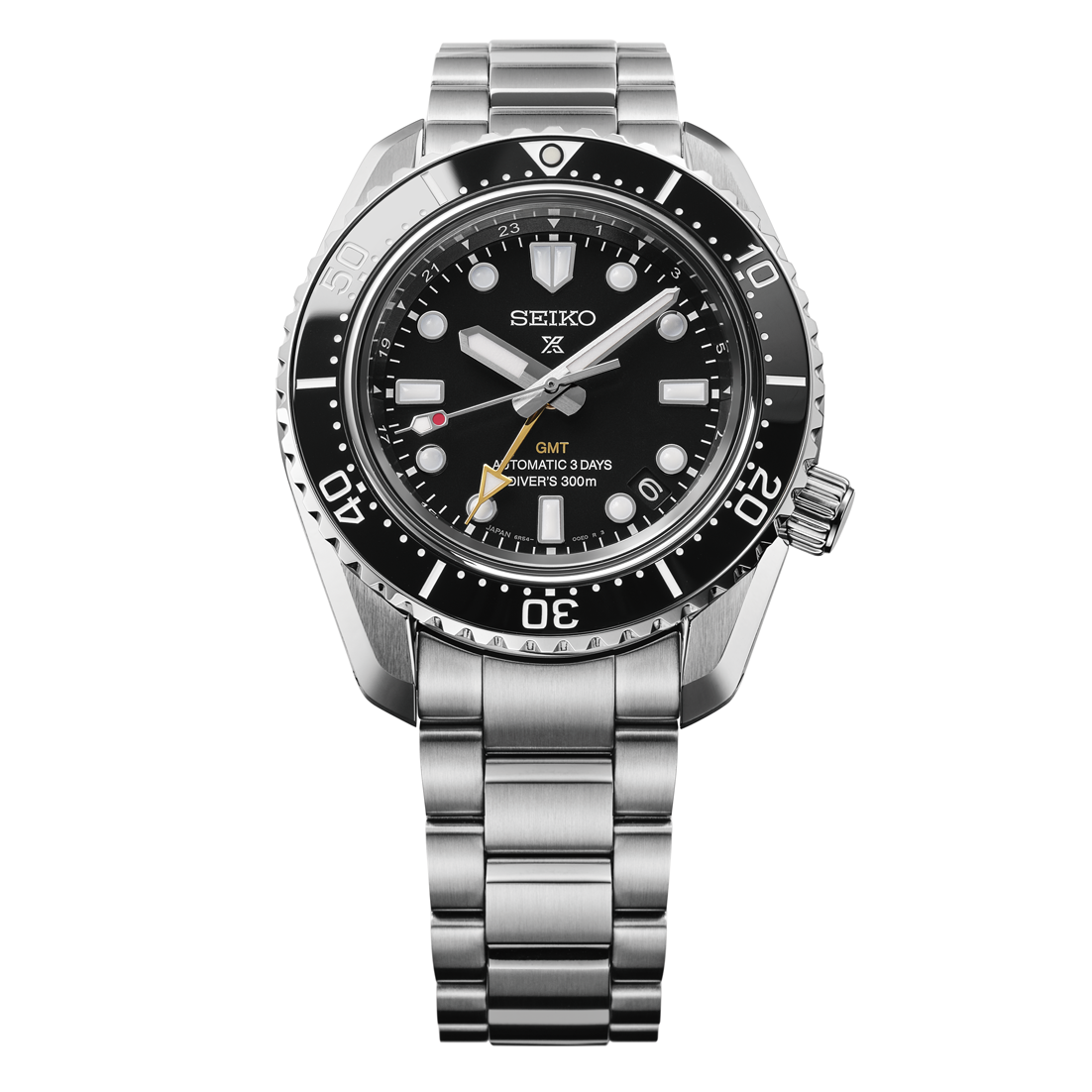 Image officielle Seiko detaillant le nouveau fermoir du bracelet de la 1968 Heritage Diver’s GMT