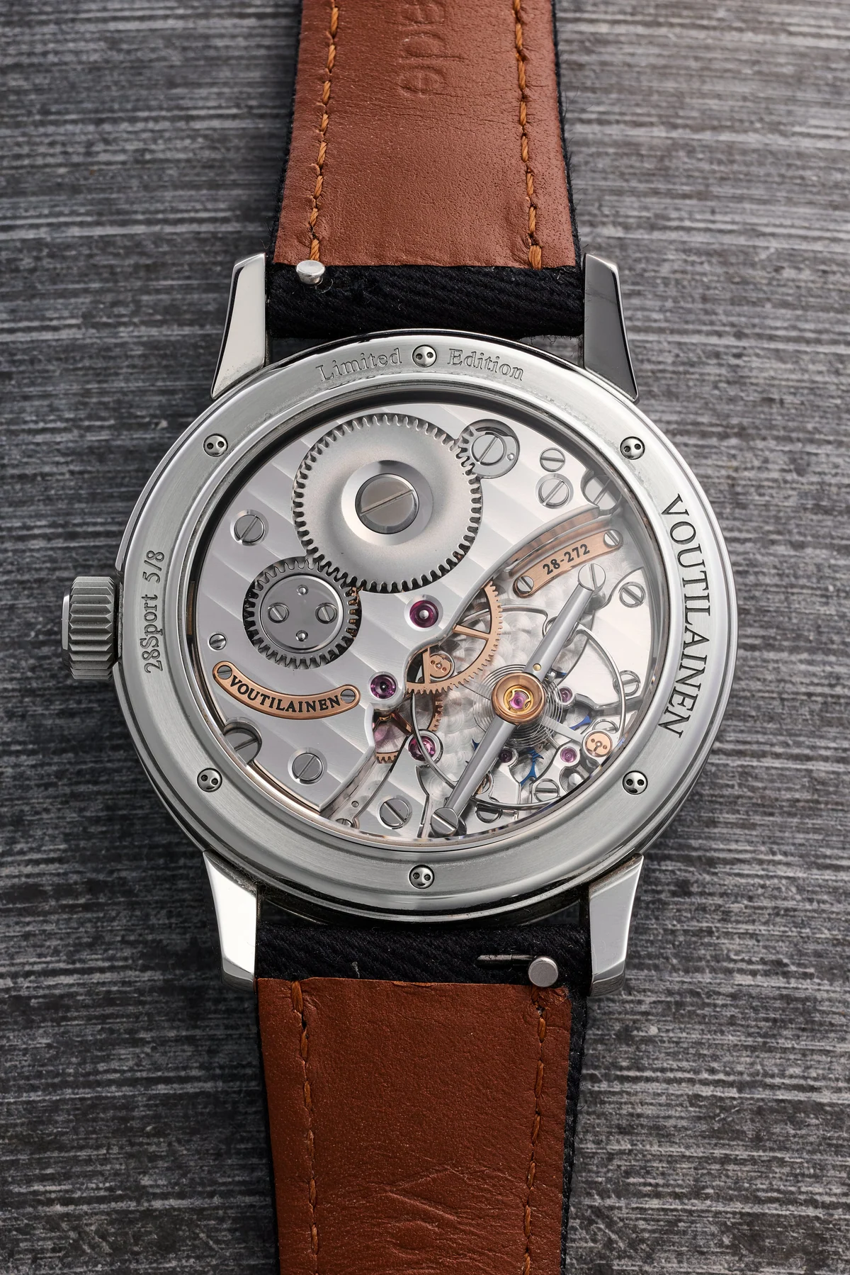 Voutilainen 28Sport Limited Edition number 5 of 8 with its box, certificate and straps